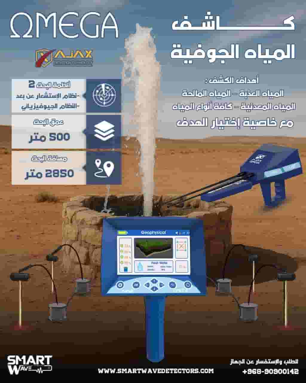 Ajax Omega Groundwater and Wells Detector